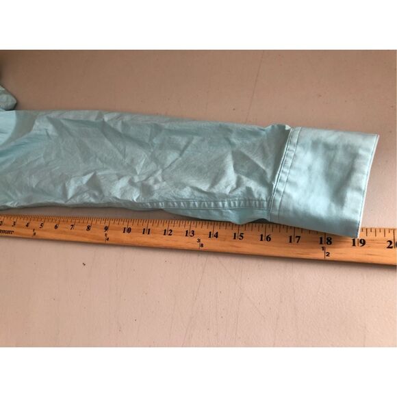 Banana Republic Mens Tailored Stretch Button Up Shirt Blue SZ S - Picture 9 of 11